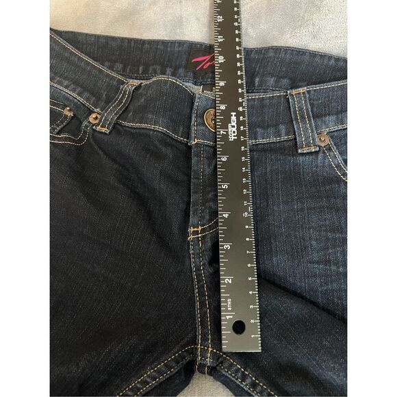 Torrid Jeans Womens Size 12T Dark Wash Blue Straight Leg Mid Rise Stretch Denim - Picture 6 of 9
